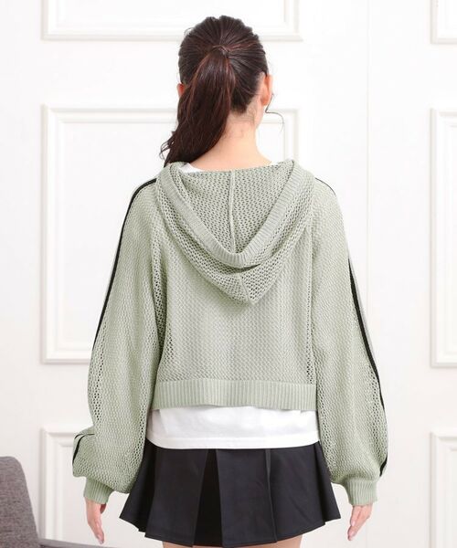 PINK-latte / ピンク ラテ その他トップス | 【セットアイテム】メッシュニットパーカー+ロンT | 詳細3