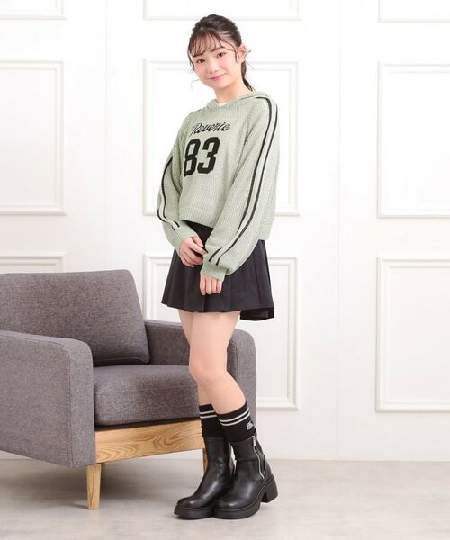 PINK-latte / ピンク ラテ その他トップス | 【セットアイテム】メッシュニットパーカー+ロンT | 詳細30