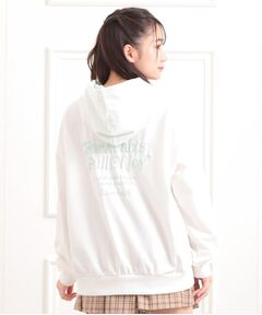 PINK-latte / ピンク ラテ パーカー | バック発泡プリントパーカー