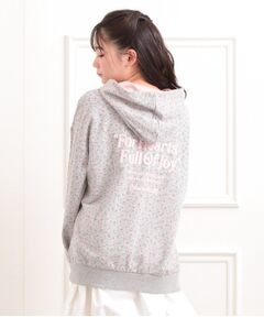 PINK-latte / ピンク ラテ パーカー | バック発泡プリントパーカー