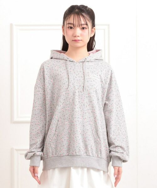 PINK-latte / ピンク ラテ パーカー | バック発泡プリントパーカー | 詳細1