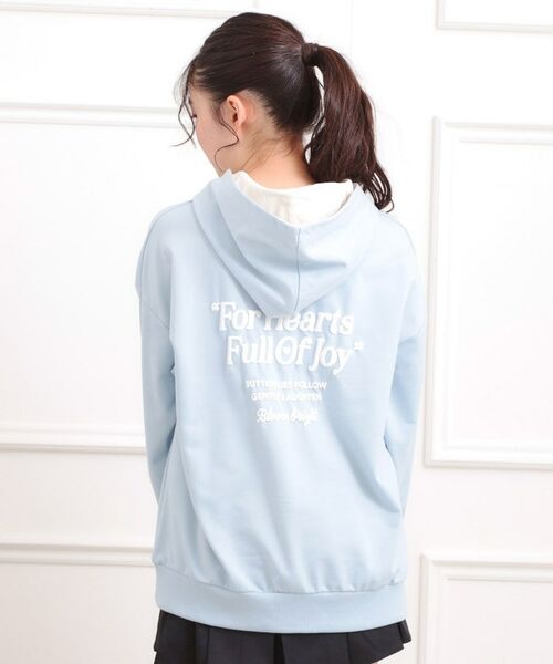 PINK-latte / ピンク ラテ パーカー | バック発泡プリントパーカー | 詳細14