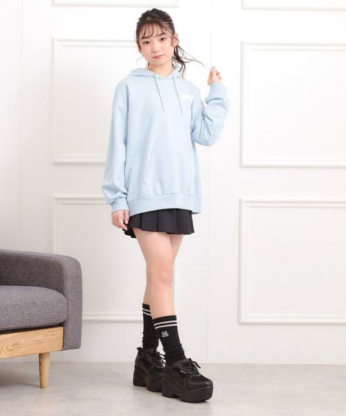 PINK-latte / ピンク ラテ パーカー | バック発泡プリントパーカー | 詳細15