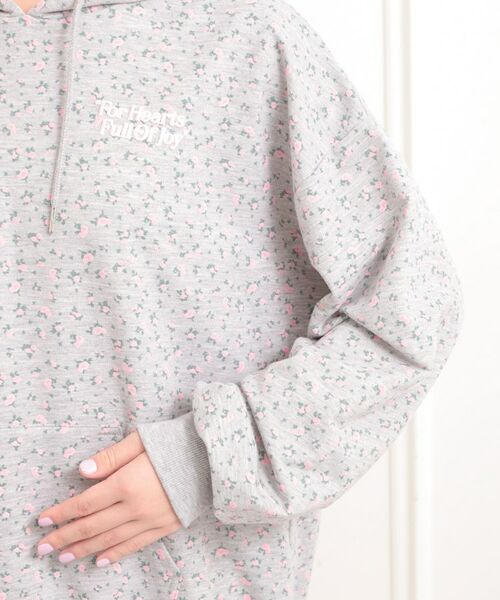 PINK-latte / ピンク ラテ パーカー | バック発泡プリントパーカー | 詳細5