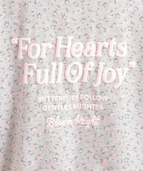 PINK-latte / ピンク ラテ パーカー | バック発泡プリントパーカー | 詳細8