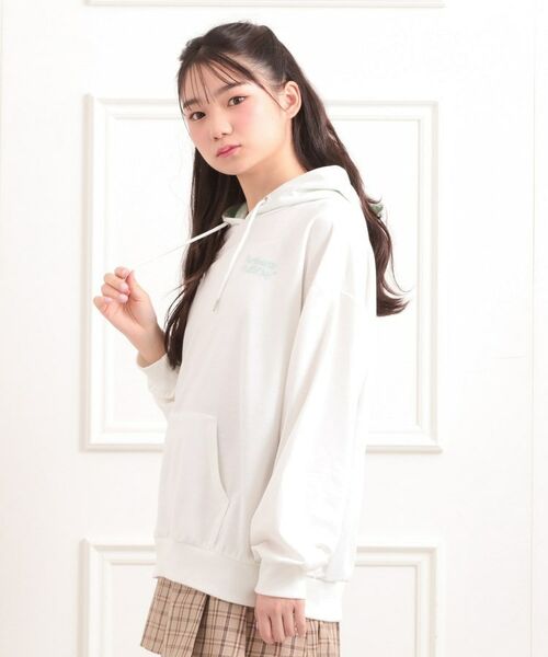 PINK-latte / ピンク ラテ パーカー | バック発泡プリントパーカー | 詳細9