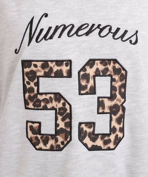 PINK-latte / ピンク ラテ カットソー | ナンバリングレイヤード風プルオーバー | 詳細11