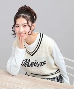 PINK-latte / ピンク ラテ その他トップス | 【セットアイテム】ニットベスト＋ロンT