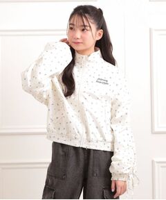 PINK-latte / ピンク ラテ レザーブルゾン・ジャケット | 袖ドロストブルゾン