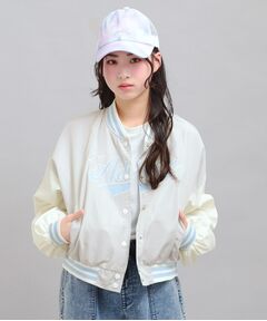 PINK-latte / ピンク ラテ その他アウター | チアロゴアップリケスタジャン