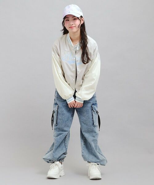 PINK-latte / ピンク ラテ その他アウター | チアロゴアップリケスタジャン | 詳細11