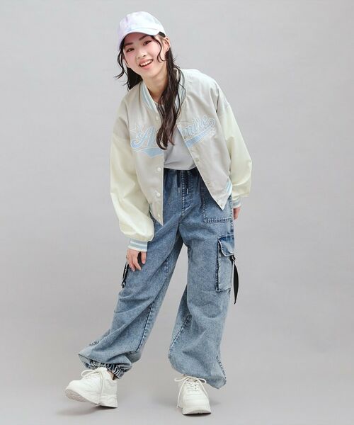 PINK-latte / ピンク ラテ その他アウター | チアロゴアップリケスタジャン | 詳細12