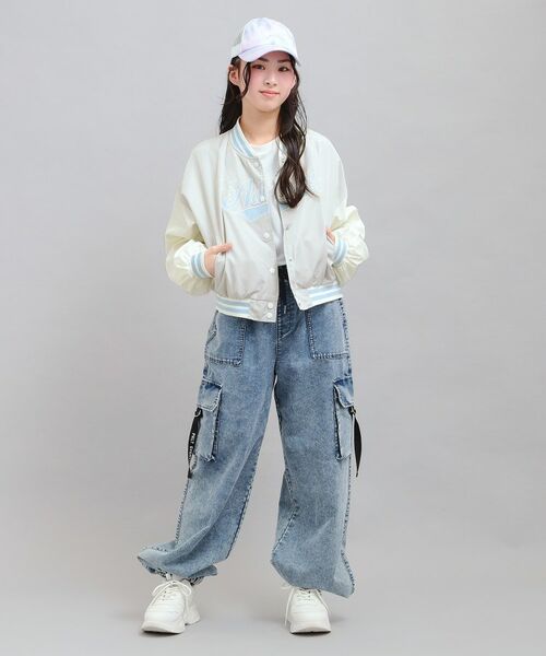 PINK-latte / ピンク ラテ その他アウター | チアロゴアップリケスタジャン | 詳細13