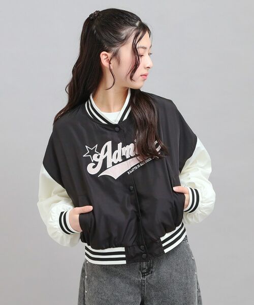 PINK-latte / ピンク ラテ その他アウター | チアロゴアップリケスタジャン | 詳細15