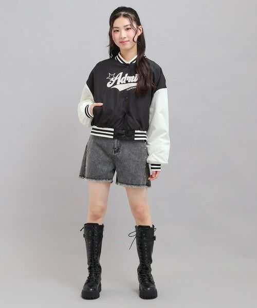 PINK-latte / ピンク ラテ その他アウター | チアロゴアップリケスタジャン | 詳細16