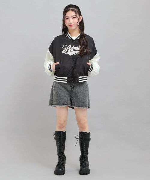 PINK-latte / ピンク ラテ その他アウター | チアロゴアップリケスタジャン | 詳細17