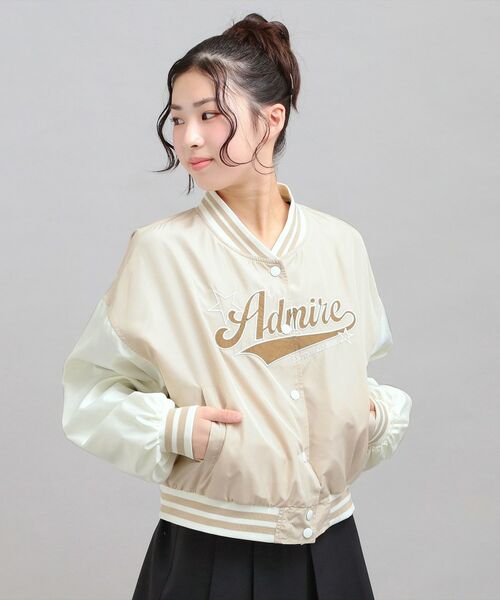 PINK-latte / ピンク ラテ その他アウター | チアロゴアップリケスタジャン | 詳細19