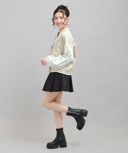 PINK-latte / ピンク ラテ その他アウター | チアロゴアップリケスタジャン | 詳細21