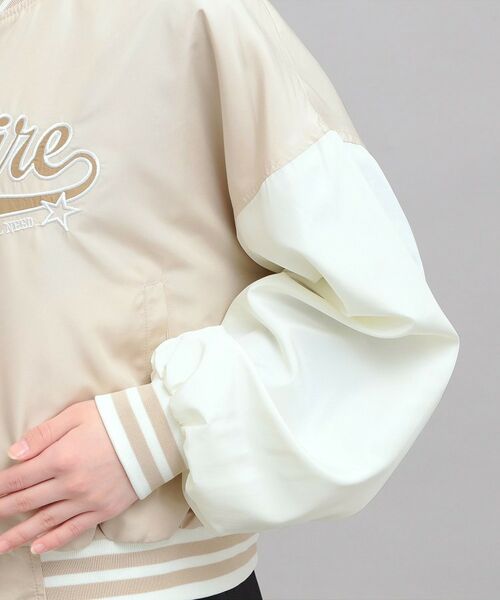 PINK-latte / ピンク ラテ その他アウター | チアロゴアップリケスタジャン | 詳細5