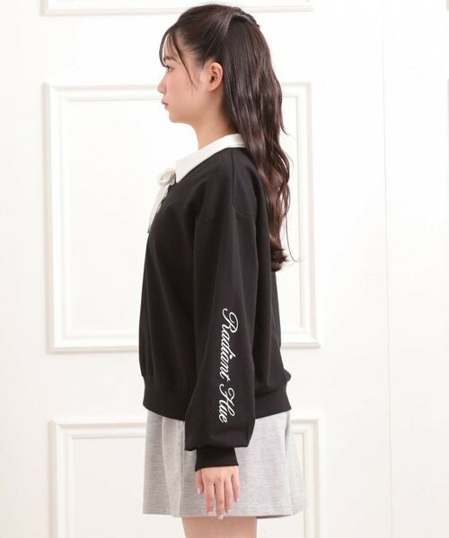 PINK-latte / ピンク ラテ セットアップ | 【セットアイテム】ミニ裏毛レースアップ+キュロットパンツ | 詳細2