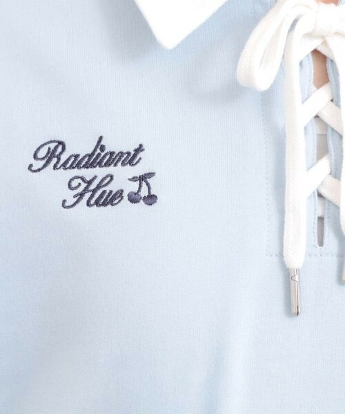 PINK-latte / ピンク ラテ セットアップ | 【セットアイテム】ミニ裏毛レースアップ+キュロットパンツ | 詳細26