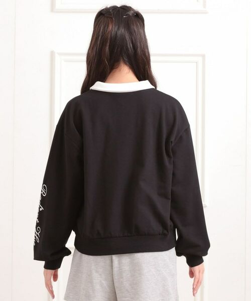 PINK-latte / ピンク ラテ セットアップ | 【セットアイテム】ミニ裏毛レースアップ+キュロットパンツ | 詳細3