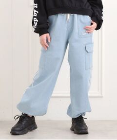 PINK-latte / ピンク ラテ デニムパンツ | ラインデニムカーゴパンツ