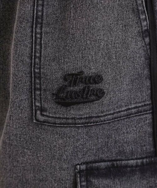 PINK-latte / ピンク ラテ デニムパンツ | ラインデニムカーゴパンツ | 詳細11