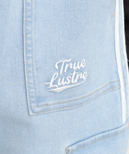 PINK-latte / ピンク ラテ デニムパンツ | ラインデニムカーゴパンツ | 詳細15