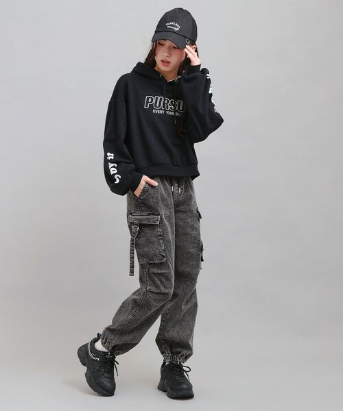 PINK-latte / ピンク ラテ デニムパンツ | デニムカーゴパンツ | 詳細10