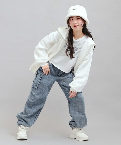 PINK-latte / ピンク ラテ デニムパンツ | デニムカーゴパンツ | 詳細15