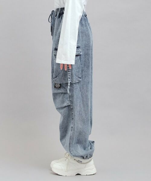 PINK-latte / ピンク ラテ デニムパンツ | デニムカーゴパンツ | 詳細2