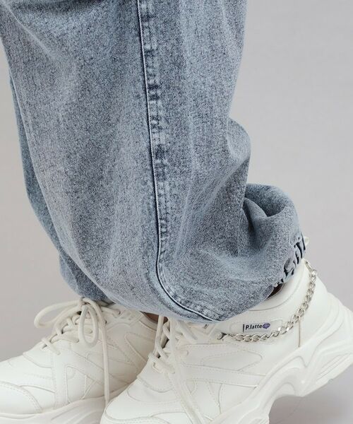 PINK-latte / ピンク ラテ デニムパンツ | デニムカーゴパンツ | 詳細8