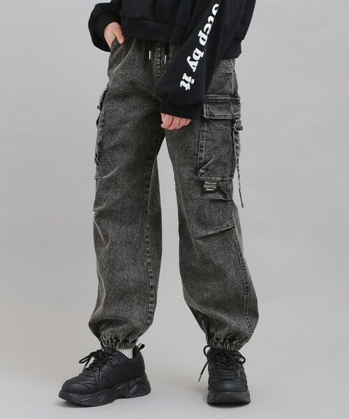 PINK-latte / ピンク ラテ デニムパンツ | デニムカーゴパンツ | 詳細9