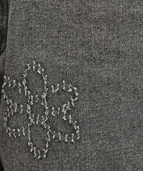 PINK-latte / ピンク ラテ デニムパンツ | フラワー柄デニムロングパンツ | 詳細15