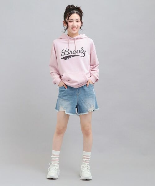 PINK-latte / ピンク ラテ デニムパンツ | デニムツイルダメージショートパンツ | 詳細14