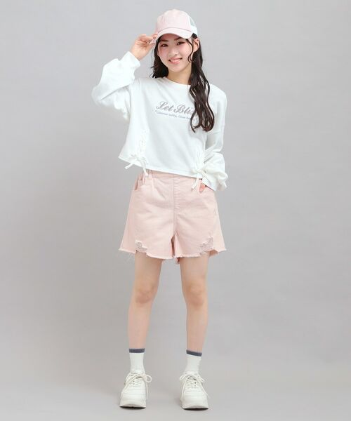 PINK-latte / ピンク ラテ デニムパンツ | デニムツイルダメージショートパンツ | 詳細19