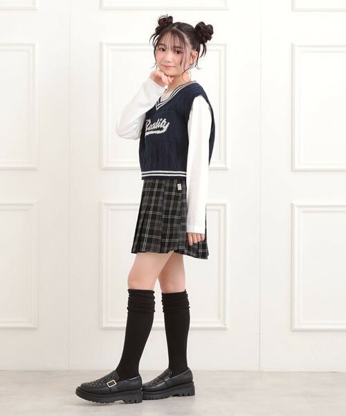 PINK-latte / ピンク ラテ ミニ・ひざ丈スカート | 微起毛プリーツスカート | 詳細18