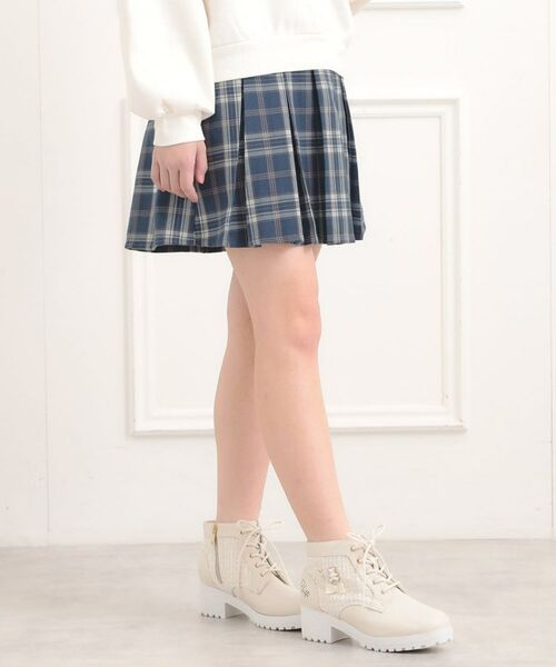 PINK-latte / ピンク ラテ ミニ・ひざ丈スカート | 微起毛プリーツスカート | 詳細20