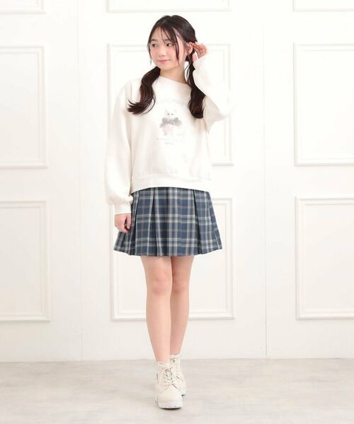 PINK-latte / ピンク ラテ ミニ・ひざ丈スカート | 微起毛プリーツスカート | 詳細21