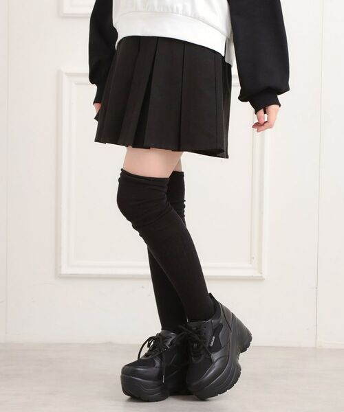 PINK-latte / ピンク ラテ ミニ・ひざ丈スカート | 微起毛プリーツスカート | 詳細8