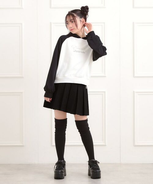 PINK-latte / ピンク ラテ ミニ・ひざ丈スカート | 微起毛プリーツスカート | 詳細9