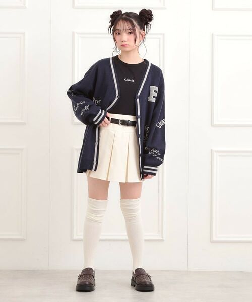 PINK-latte / ピンク ラテ ミニ・ひざ丈スカート | ベルト付きプリーツスカート | 詳細11