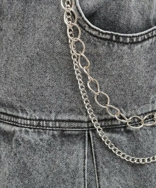 PINK-latte / ピンク ラテ ミニ・ひざ丈スカート | チェーン付きプリーツスカート | 詳細11