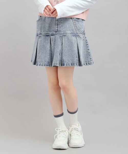 PINK-latte / ピンク ラテ ミニ・ひざ丈スカート | チェーン付きプリーツスカート | 詳細12