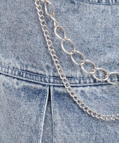 PINK-latte / ピンク ラテ ミニ・ひざ丈スカート | チェーン付きプリーツスカート | 詳細15