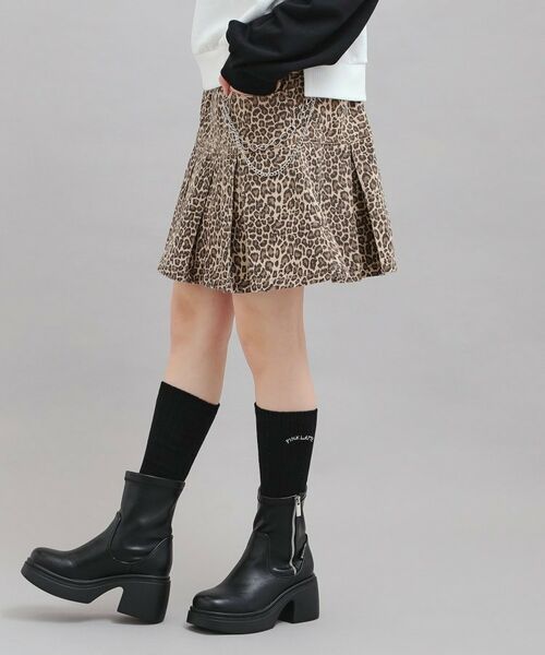 PINK-latte / ピンク ラテ ミニ・ひざ丈スカート | チェーン付きプリーツスカート | 詳細16