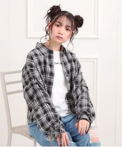 PINK-latte / ピンク ラテ その他トップス | 【セットアイテム】起毛チェックシャツ＋ロンT