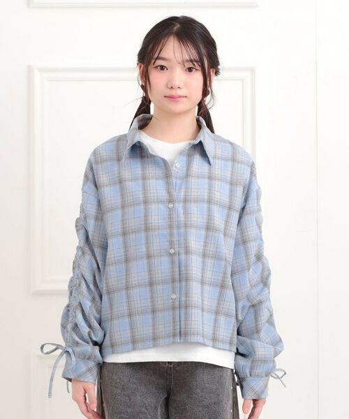 PINK-latte / ピンク ラテ その他トップス | 【セットアイテム】起毛チェックシャツ＋ロンT | 詳細1