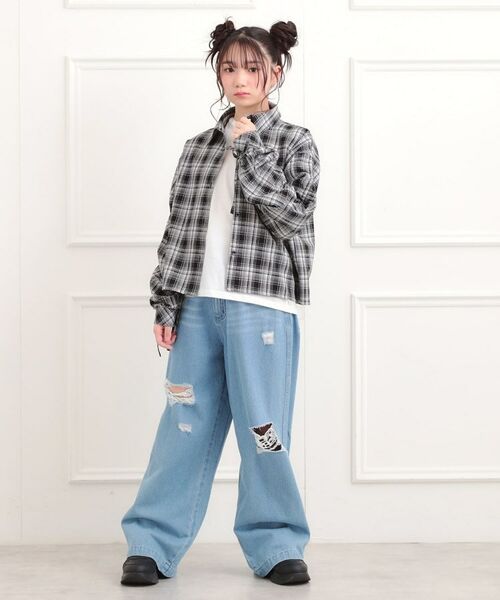 PINK-latte / ピンク ラテ その他トップス | 【セットアイテム】起毛チェックシャツ＋ロンT | 詳細12